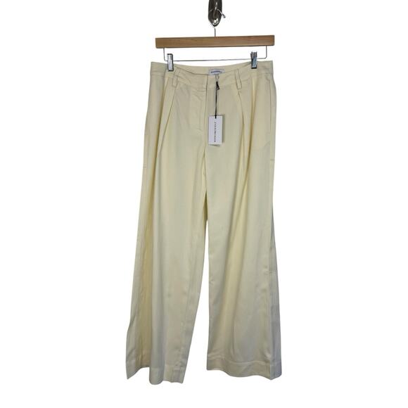 REVOLVE Pants - NWT WeWoreWhat x Revolve Women's Size 00 Off White Linen Blend Ivory Trousers
